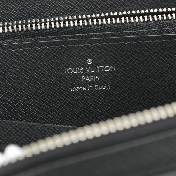 LOUIS VUITTON Taiga Zippy XL Round Zipper Long Wallet Noir M44275 - Picture 8 of 9